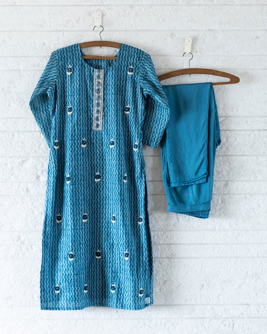 Maheshwari silk kurta and pant