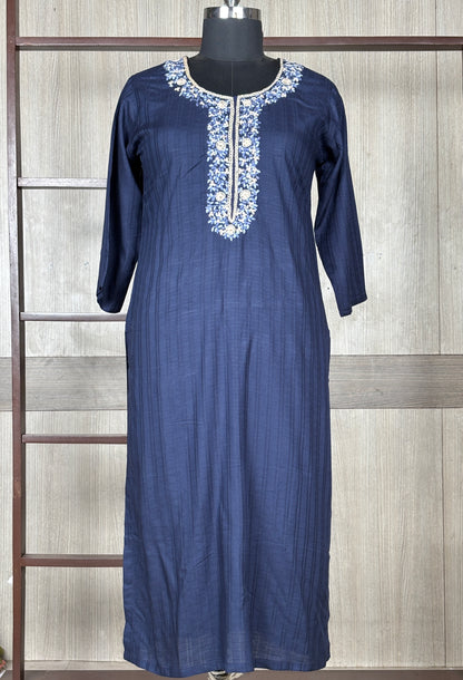 Cotton slub kurti