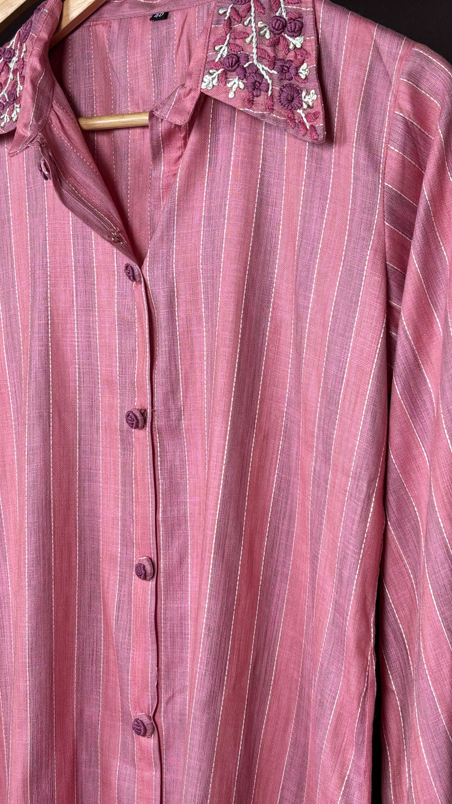 Cotton co ord sets in French knot work