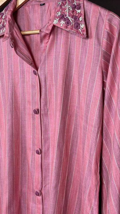 Cotton co ord sets in French knot work