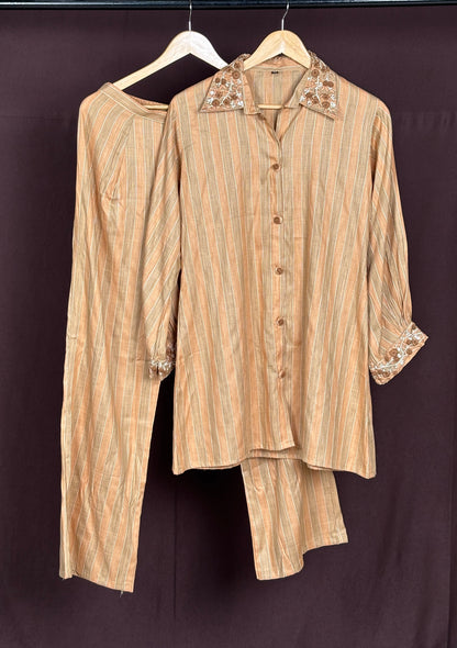 Cotton co ord sets in French knot work