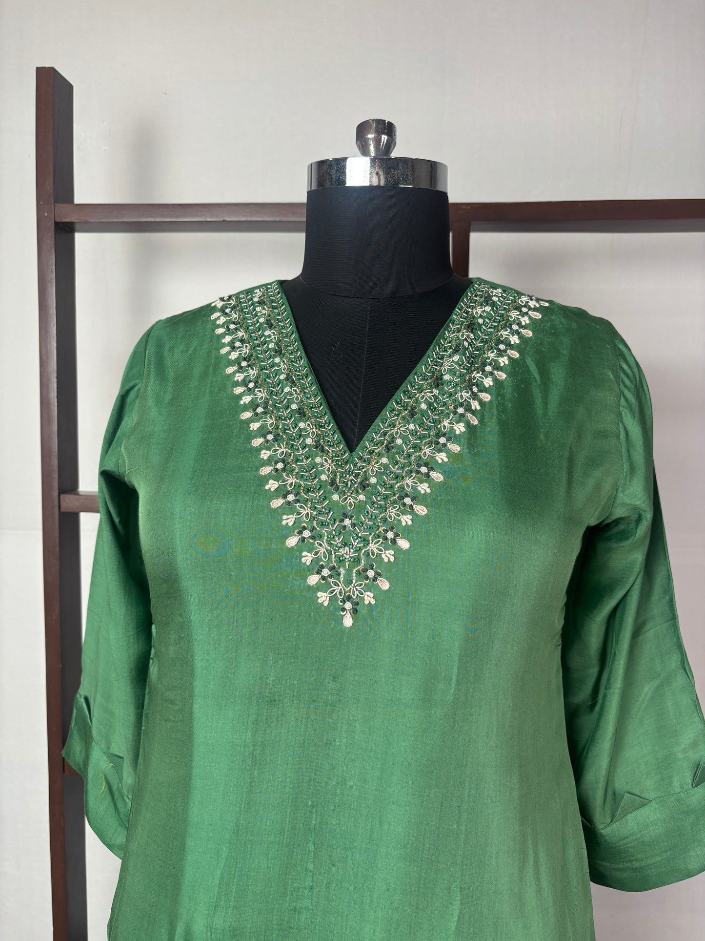 Muslin 3 Pc handwork suit